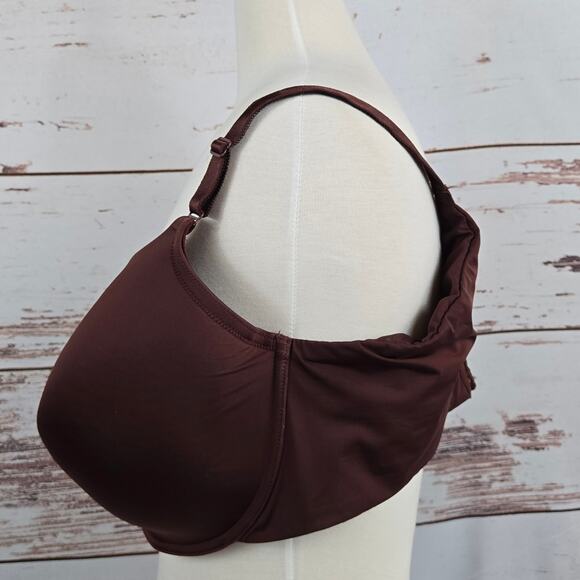 Torrid Curve 360 Back Smoothing Lightly Lined T-Shirt Bra Brown Size 42DDD - Picture 2 of 7